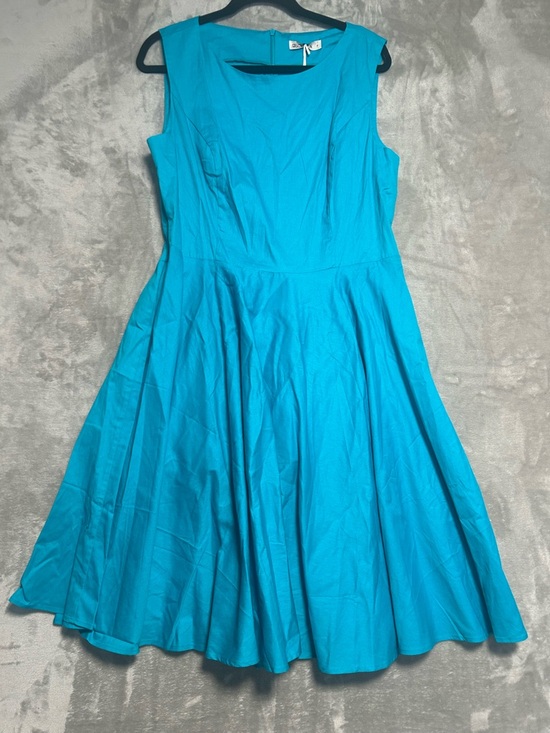 Grace Karin Dresses & Skirts - Grace Karin Sleeveless Fit And Flare Dress Women’s XL Blue